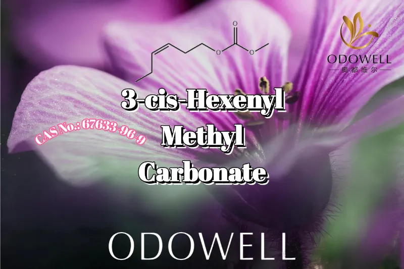 ODOWELL প্রাকৃতিক বেগুনি-পাতা এবং সবুজ সুবাস প্রয়োগের জন্য 3-cis-Hexenyl মিথাইল কার্বনেটের সুপারিশ করে